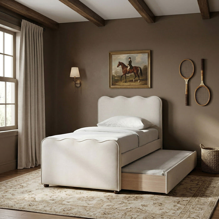 Gatsby - Upholstered Trundle Bed - Simple Home Plus