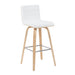 Vienna - Swivel Bar Stool - Light Brown Base - Simple Home Plus