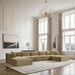 Shaggy - 7 Piece Modular Sectional With 2 Ottomans - Simple Home Plus