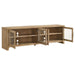 Brenham - 79" 4-Door TV Stand Media Console - Washed Oak - Simple Home Plus
