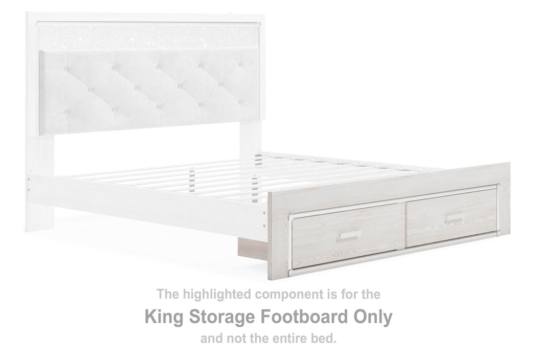 Altyra - King Storage Footboard - White - Simple Home Plus