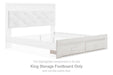 Altyra - King Storage Footboard - White - Simple Home Plus