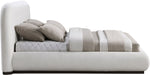 Vaughn - Chenille Bed With Black Base - Simple Home Plus