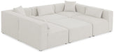 Cube - Linen 6 Piece Modular Sectional - Simple Home Plus
