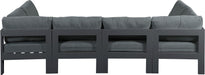 Nizuc - Outdoor Patio 6 Piece Modular Sectional With Gray Frame - Simple Home Plus