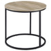 Lainey - Round Faux Marble Side End Table - Simple Home Plus
