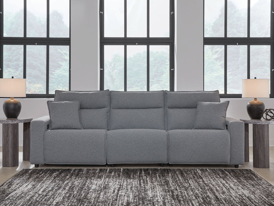 ModMax II - Salt And Pepper - Reclining Sectional - Simple Home Plus