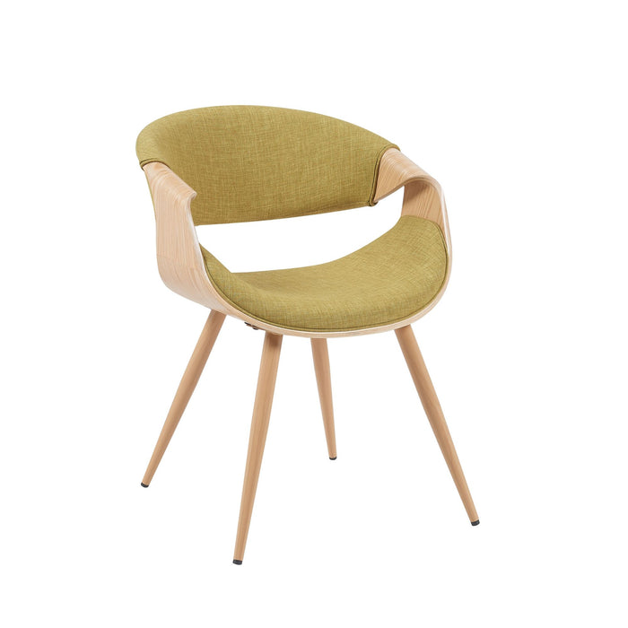 Butterfly - Upholstered Dining Chair - Brown Oak - Simple Home Plus