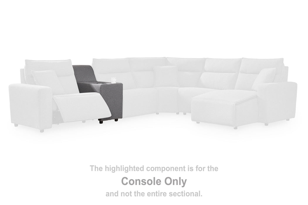 ModMax II - Console With Storage - Salt And Pepper - Simple Home Plus