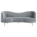 Sophia - Upholstered Channel Tufted Sofa Set - Simple Home Plus