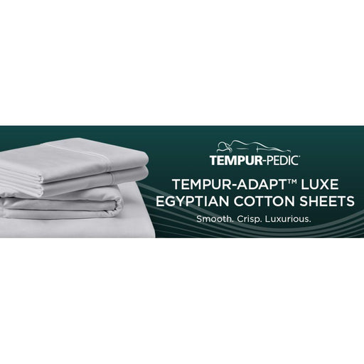 Tempur-Adapt - Tempur-Adapt Luxe Egyptian Cotton Sheets - Sleepy Blue - Simple Home Plus