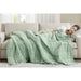 Windom - All Season Hypoallergenic Blanket With 3M Scotchgard - Seafoam - Simple Home Plus