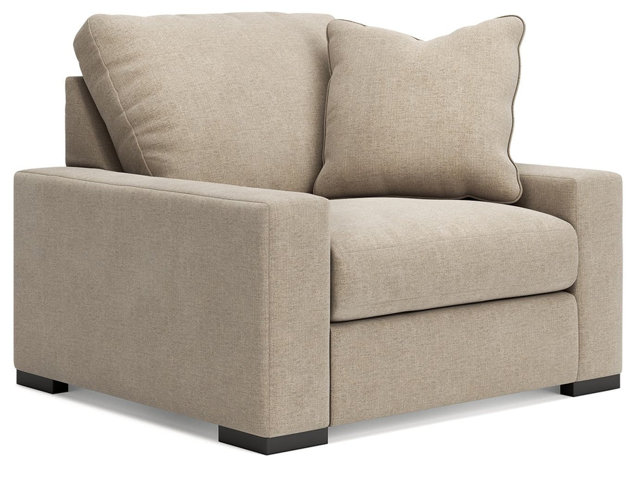 Calden - Chair And A Half - Oatmeal - Simple Home Plus