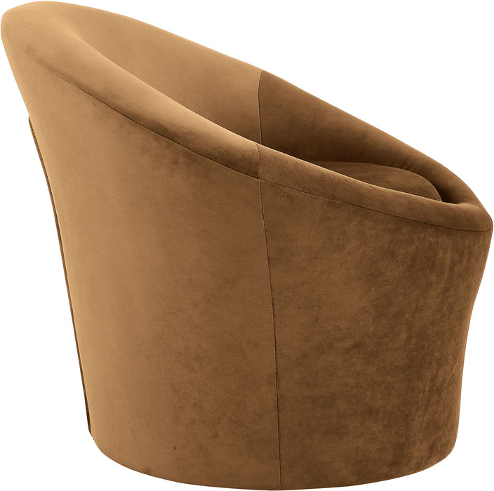 Tristan - Accent Chair - Saddle - Simple Home Plus
