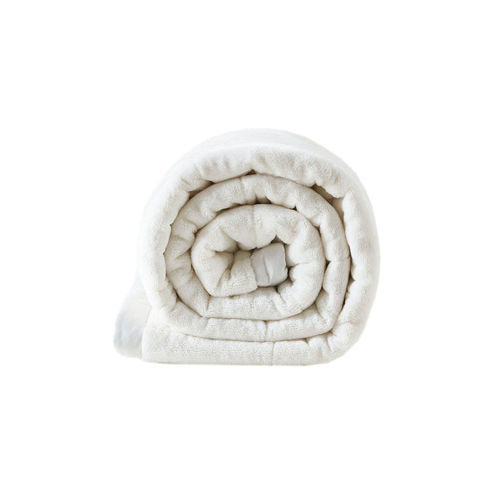 Coleman - King Reversible Down Alternative Blanket With HeiQ Smart Temp Treatment - Ivory - Simple Home Plus
