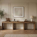 Avro - Solid Wood And Oak Veneer Desk - Simple Home Plus