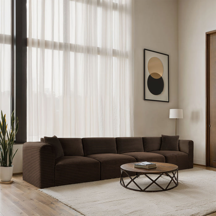 Shaggy - 4 Seat Modular Sofa - Simple Home Plus