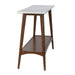 Parker - Console - Off-White / Pecan - Simple Home Plus