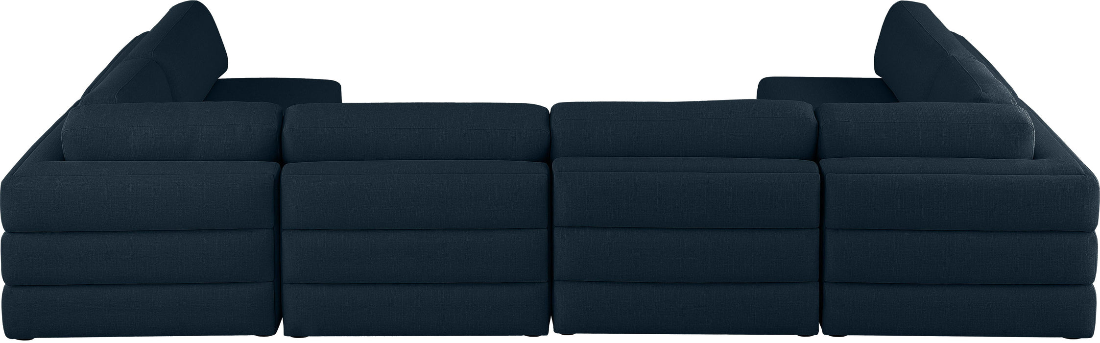 Beckham - 6 Piece Modular U-Shaped Armless Sectional - Simple Home Plus