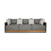Artesia - Outdoor Patio Sofa - Black / Dark Gray - Simple Home Plus