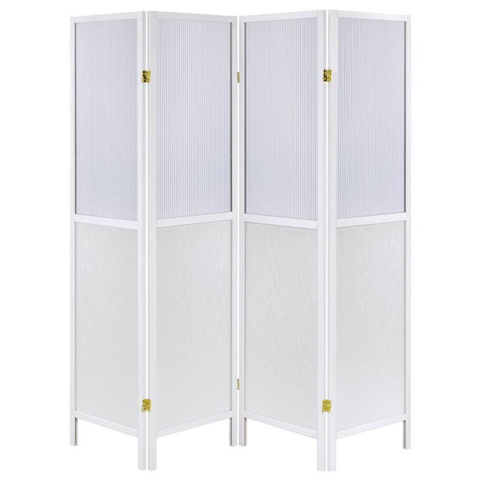 Mattison - 4-Panel Room Divider Folding Shoji Screen - Simple Home Plus