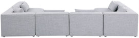 Cube - Linen 6 Piece Modular Armless Sectional - Simple Home Plus