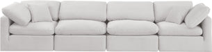 Indulge - Velvet 4 Seat Modular Sofa - Simple Home Plus
