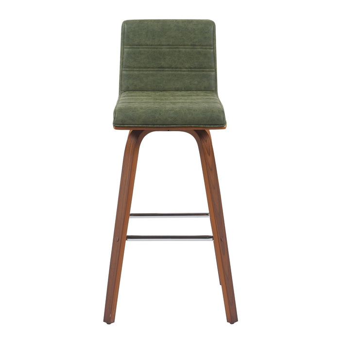Vienna - Swivel Bar Stool - Walnut Base - Simple Home Plus
