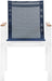 Nizuc - Outdoor Patio Dining Arm Chair With White Frame And Natural Arms (Set of 2) - Simple Home Plus