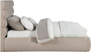 Adam - Chenille Fabric Bed With 52" Headboard - Simple Home Plus