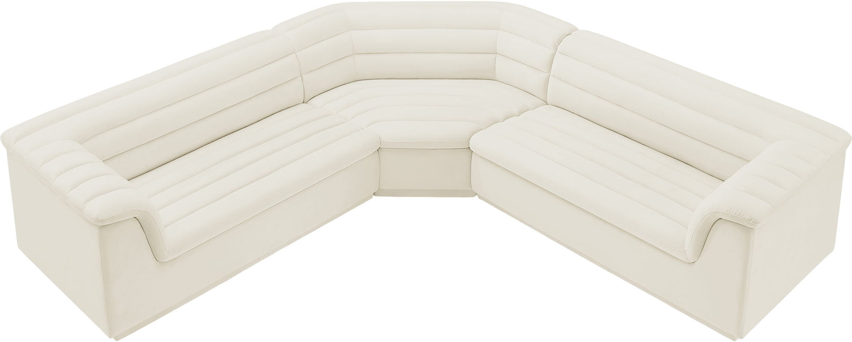 Cascade - Velvet Modular Sectional - Simple Home Plus
