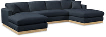 Johanna - 3 Piece Sectional - Natural Base - Simple Home Plus