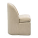 Lyra - One Size Dining Chair With Castors - Taupe - Simple Home Plus