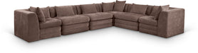 Stellar - 6 Piece Upholstered Modular Sectional - Simple Home Plus