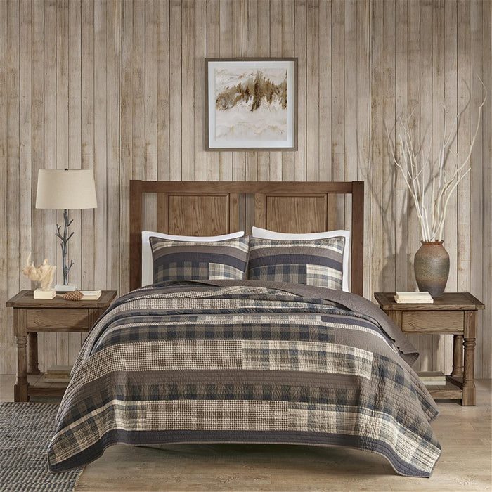 Winter Plains - Oversized Quilt Mini Set - Taupe - Simple Home Plus