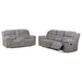 Gilson - Chenille Upholstered Sofa Set - Simple Home Plus