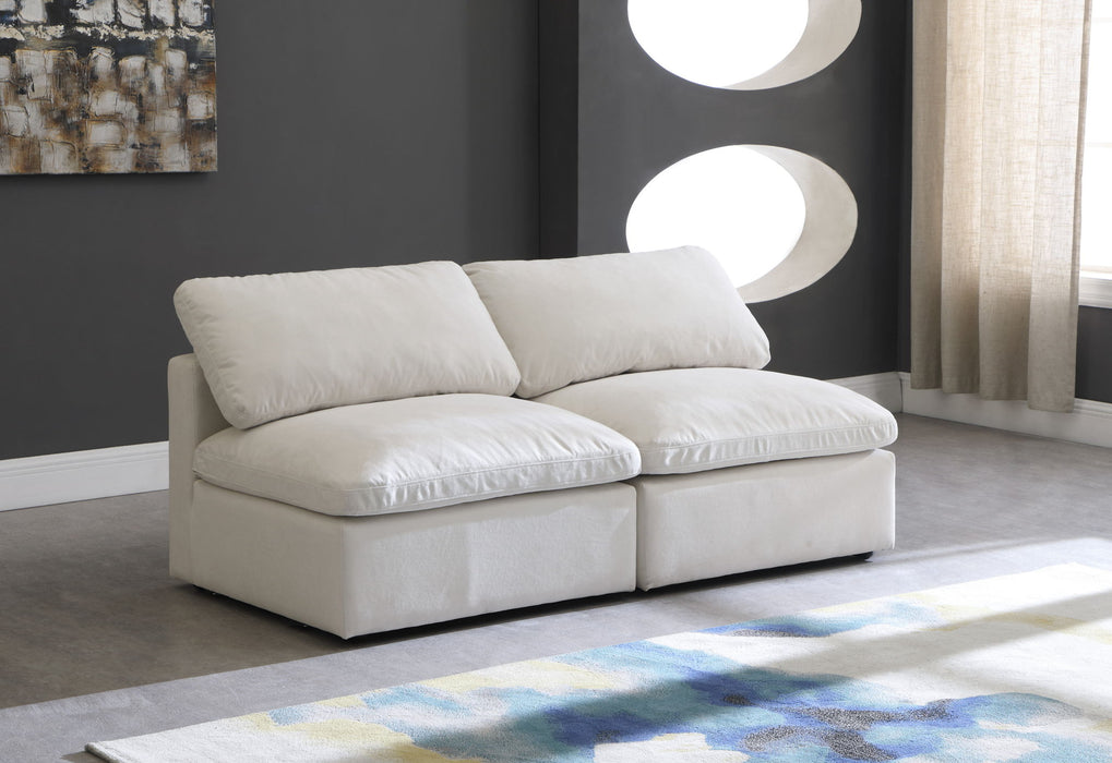 Plush - Modular Armless 2 Seat Sofa - Simple Home Plus