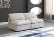 Plush - Modular Armless 2 Seat Sofa - Simple Home Plus