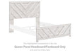 Cayboni - Queen Panel Headboard/Footboard - Whitewash - Simple Home Plus