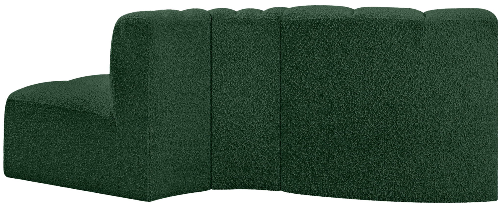 Arc - Boucle Fabric 3 Piece Modular Sofa - Simple Home Plus