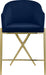 Xavier - Counter Stool with Gold Legs - Simple Home Plus