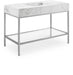 Marmo - Engineered Marble Bathroom Vanity With Chrome Base - Simple Home Plus