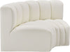 Arc - Faux Leather 2 Piece Modular Sofa - Simple Home Plus