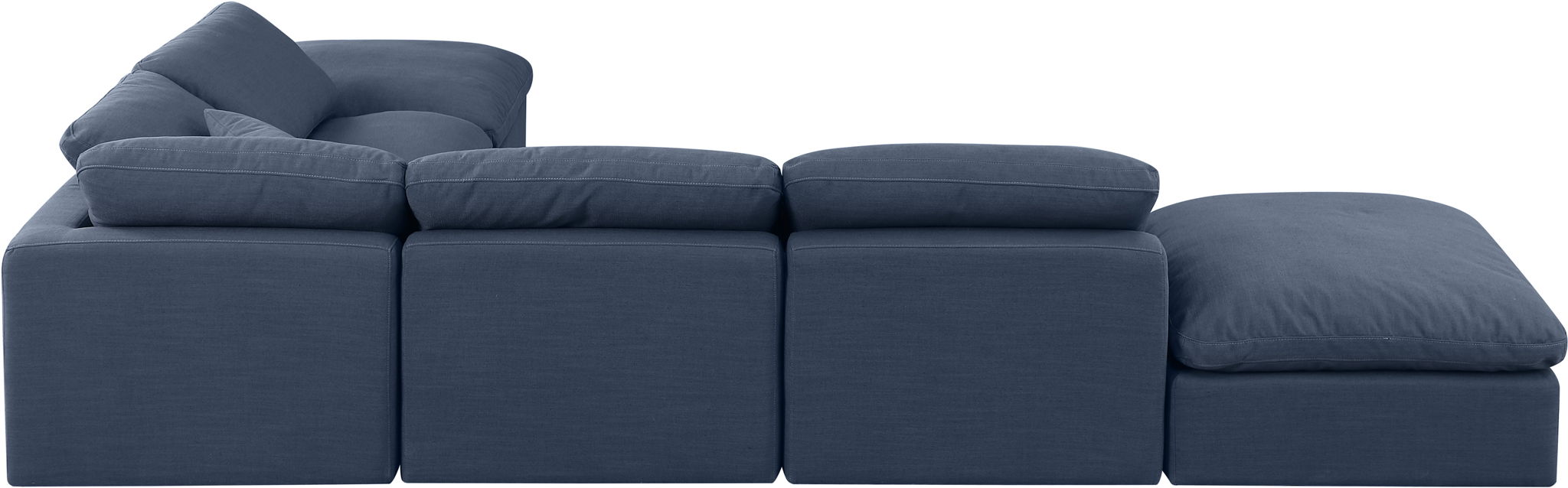 Indulge - Linen 6 Piece Modular Armless Sectional - Simple Home Plus