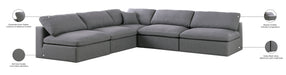 Serene - 5 Piece Modular Sectional - Simple Home Plus