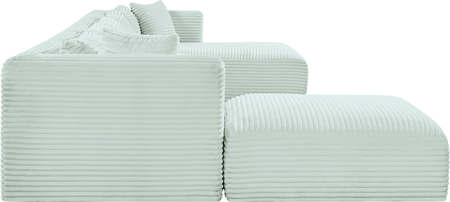 Shaggy - 6 Piece Modular Sectional With Chaise And Ottoman - Simple Home Plus