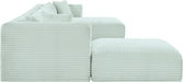 Shaggy - 6 Piece Modular Sectional With Chaise And Ottoman - Simple Home Plus