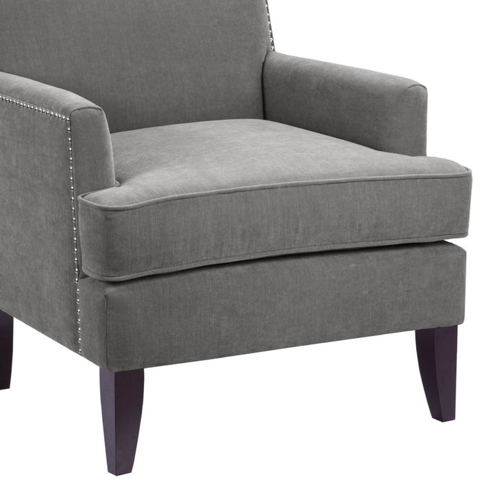 Colton - Track Arm Club Chair - Gray - Simple Home Plus