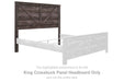 Wynnlow - King Crossbuck Panel HDBD - Gray - Simple Home Plus