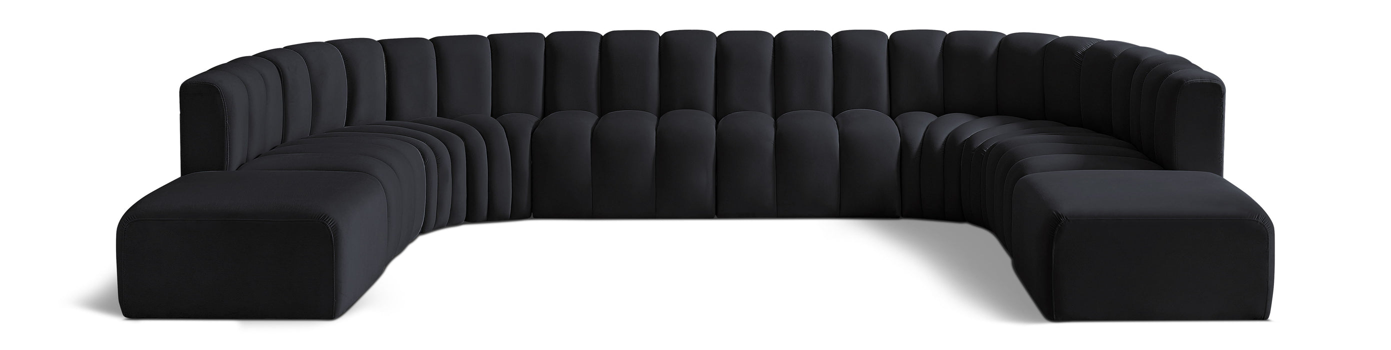 Arc - Velvet Modular Sectional - Simple Home Plus